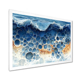 Coastal Reef In Blue And Orange Tones - Coral Wall Decor