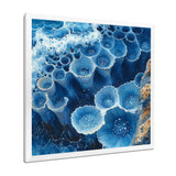 Coastal Reef In Blue And White Tones - Coral Wall Decor