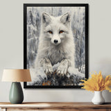 Grey Arctic Fox In The Yukon - Wolf Home Decor Art
