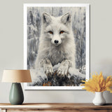 Grey Arctic Fox In The Yukon - Wolf Home Decor Art
