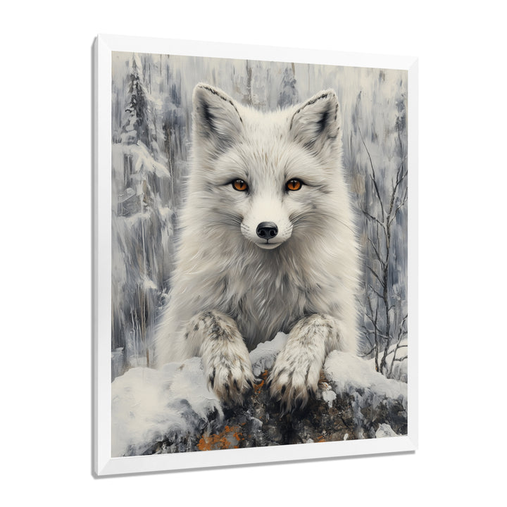 Grey Arctic Fox In The Yukon - Wolf Home Decor Art