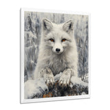 Grey Arctic Fox In The Yukon - Wolf Home Decor Art