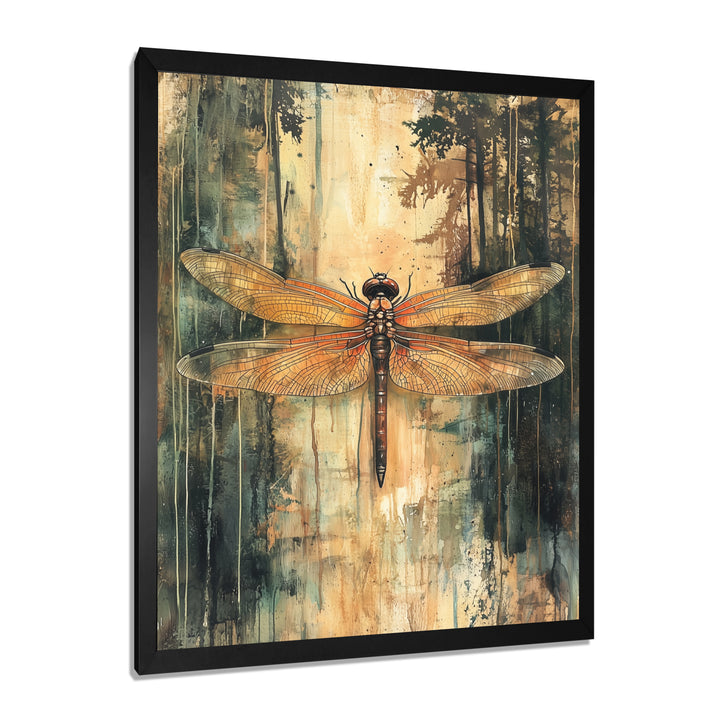 Yellow Green Dragonfly&