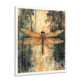 Yellow Green Dragonfly's Forest Fusion - Dragonfly Wall Art Prints