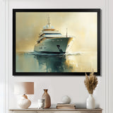 Wealth's Reflection - Boat Yacht Canvas Wall Art