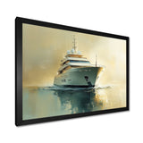 Wealth's Reflection - Boat Yacht Canvas Wall Art
