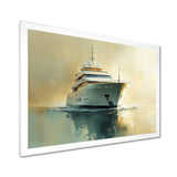 Wealth's Reflection - Boat Yacht Canvas Wall Art