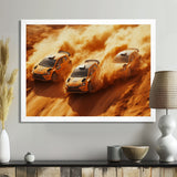 Orange Rally Car Rush Accented With Black - Cars Off-Roadcanvas Canvas Wall Art