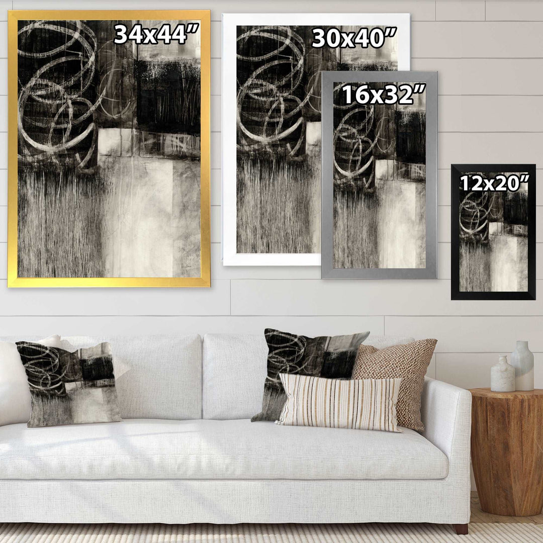 A Geometric Day I Framed Print Matte White - 1.5" Width