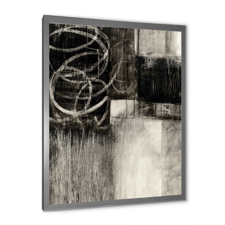 A Geometric Day I Framed Print Matte White - 1.5" Width