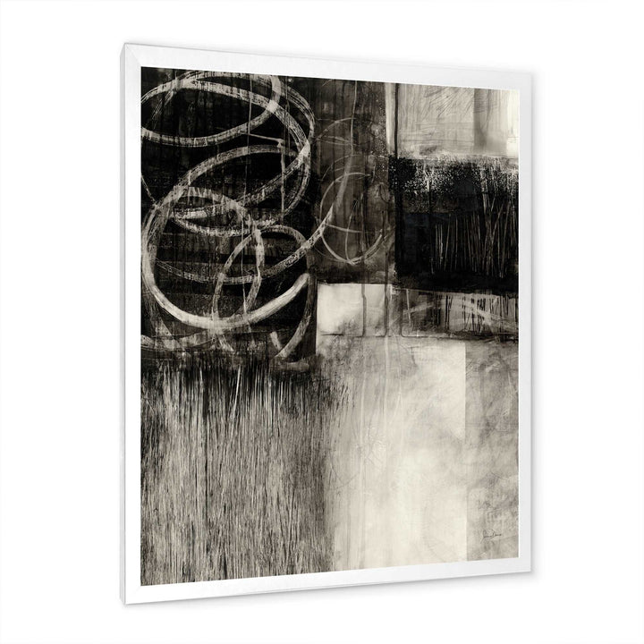 A Geometric Day I Framed Print Matte White - 1.5" Width