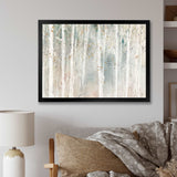 A Woodland Walk into the Forest III Framed Print Vibrant Black - 1.5" Width