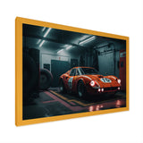 Orange Exotic Car Photography - Cars Race Exotic Canvas Wall Art