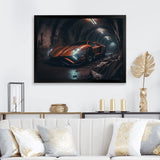 Orange Body kit Exotic Car Photography - Cars Race Exotic Canvas Wall Art