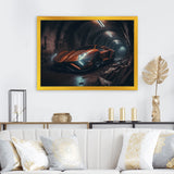 Orange Body kit Exotic Car Photography - Cars Race Exotic Canvas Wall Art