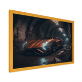 Orange Body kit Exotic Car Photography - Cars Race Exotic Canvas Wall Art