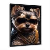 Mafia Yorkshire - Dog Yorkshire Framed Canvas Art