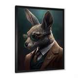 Mafia Rabbit - Rabbit Large Canvas Wall Art