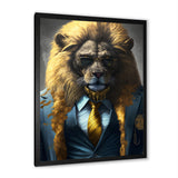 Lion Gangster In NYC - Lion Home Decor Art