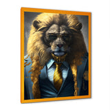 Lion Gangster In NYC - Lion Home Decor Art