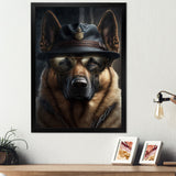 Mafia German Shepard - Dog Wall Art Prints