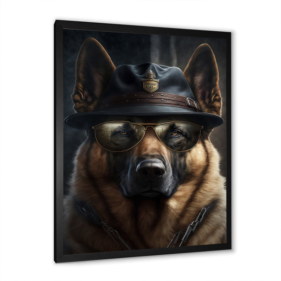 Mafia German Shepard - Dog Wall Art Prints