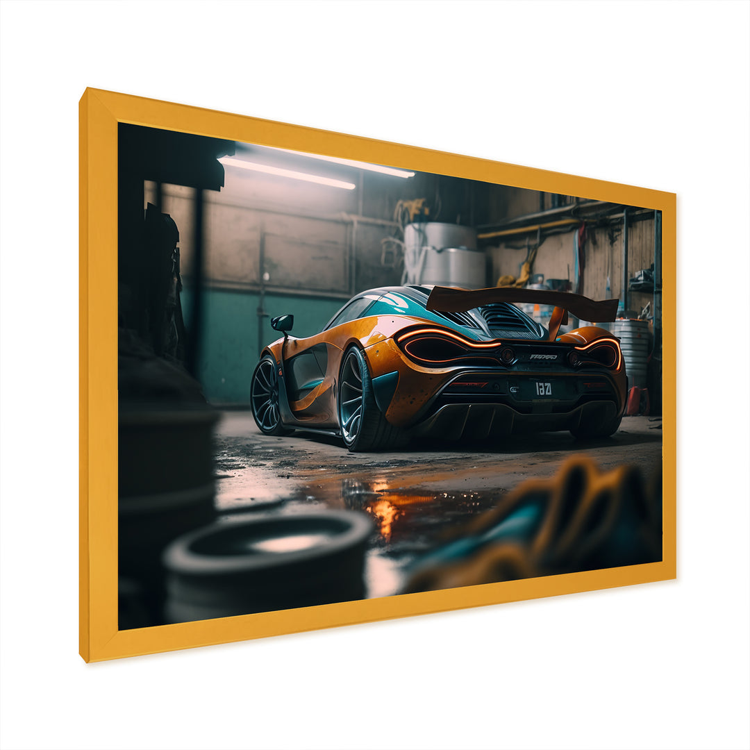 720 In Underground Garage - Car Exotic Canvas Wall Art