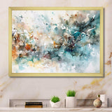 Vibrant Paint Eruption V - Abstract Canvas Wall Art