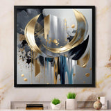 Abstract Shapes And Lines I - Abstract Canvas Wall Art