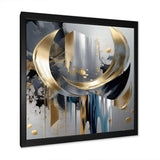 Abstract Shapes And Lines I - Abstract Canvas Wall Art