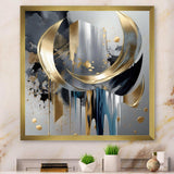 Abstract Shapes And Lines I - Abstract Canvas Wall Art