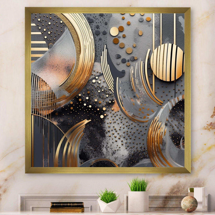 Soft Colors Marble Abstract III - Abstract Canvas Wall Art