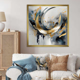 Soft Colors Marble Abstract IV - Abstract Canvas Wall Art