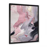 Solid Marble Paint Artwork II - Abstract Canvas Wall Art