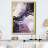 Electric Marble Ink Art II - Abstract Canvas Wall Art