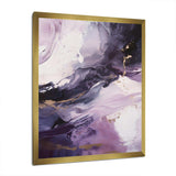 Electric Marble Ink Art II - Abstract Canvas Wall Art