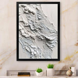 White And Tranquility Unleashed - Abstract Canvas Wall Art