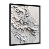 White And Tranquility Unleashed - Abstract Canvas Wall Art