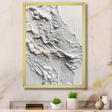 White And Tranquility Unleashed - Abstract Canvas Wall Art