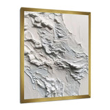 White And Tranquility Unleashed - Abstract Canvas Wall Art