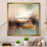 Brown Abstracted Nature III - Landscapes Canvas Wall Art