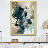 Blue Abstract Reflections III - Abstract Canvas Wall Art