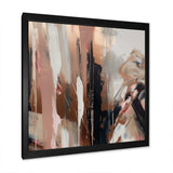 Brown And Black Beyond Boundaries I - Abstract Canvas Wall Art