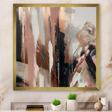 Brown And Black Beyond Boundaries I - Abstract Canvas Wall Art