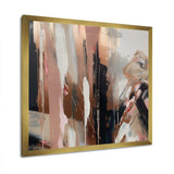 Brown And Black Beyond Boundaries I - Abstract Canvas Wall Art