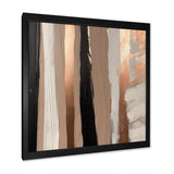 Brown And Black Beyond Boundaries IV - Abstract Canvas Wall Art