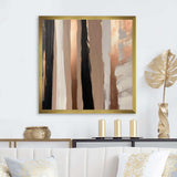 Brown And Black Beyond Boundaries IV - Abstract Canvas Wall Art