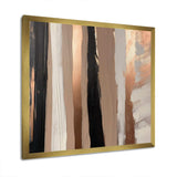 Brown And Black Beyond Boundaries IV - Abstract Canvas Wall Art