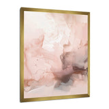 Pink Delicate Abstract Marble I - Abstract Canvas Wall Art