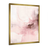 Pink Delicate Abstract Marble IV - Abstract Canvas Wall Art